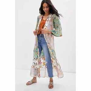 Anthropologie Dani Floral Kimono OS